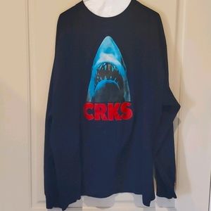 Crooks & Castles XXL Jaws Long Sleeve Shirt